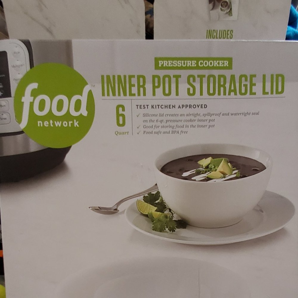Food Network Pressure Cooker 6 Quart Inner Pot Storage Lid